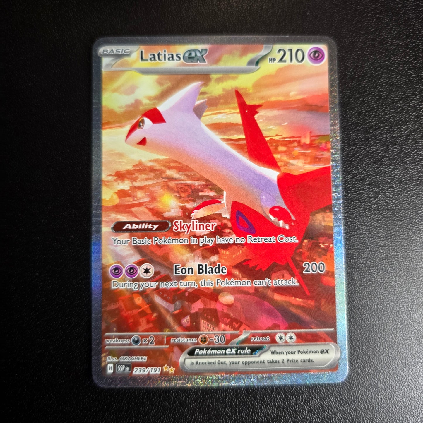 Latias Ex #239 Surging Sparks