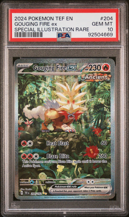 Gouging Fire ex 204/162 PSA 10