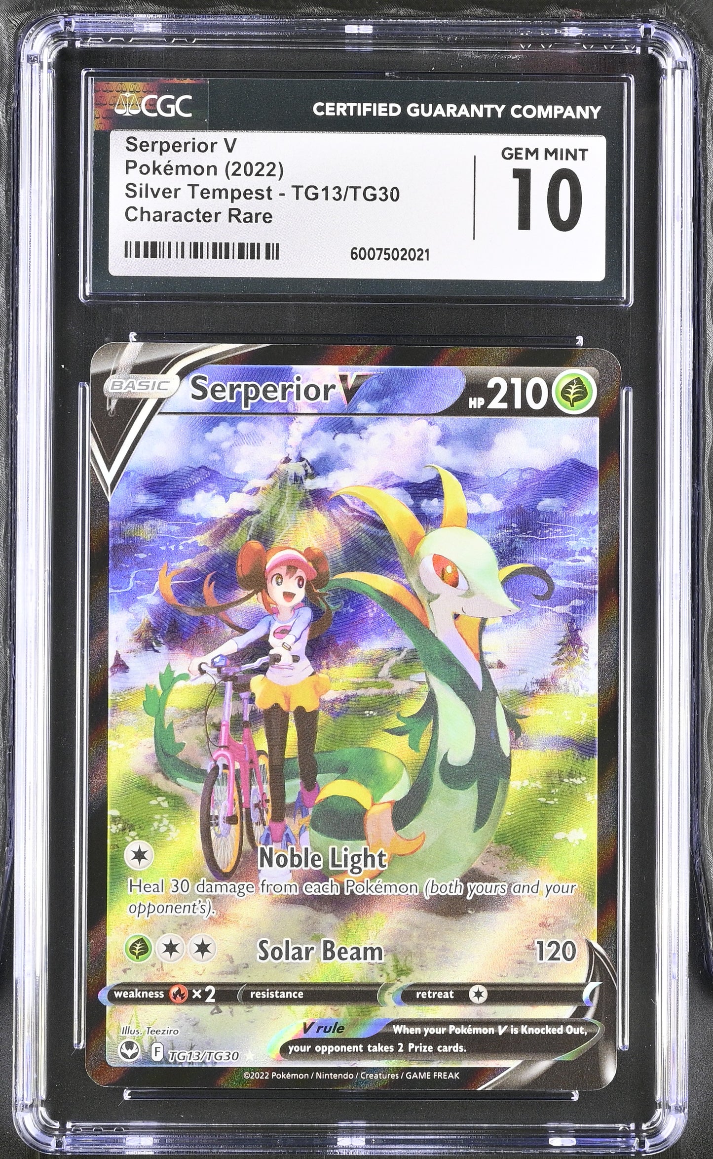 Serperior V TG13 CGC 10 Silver Tempest