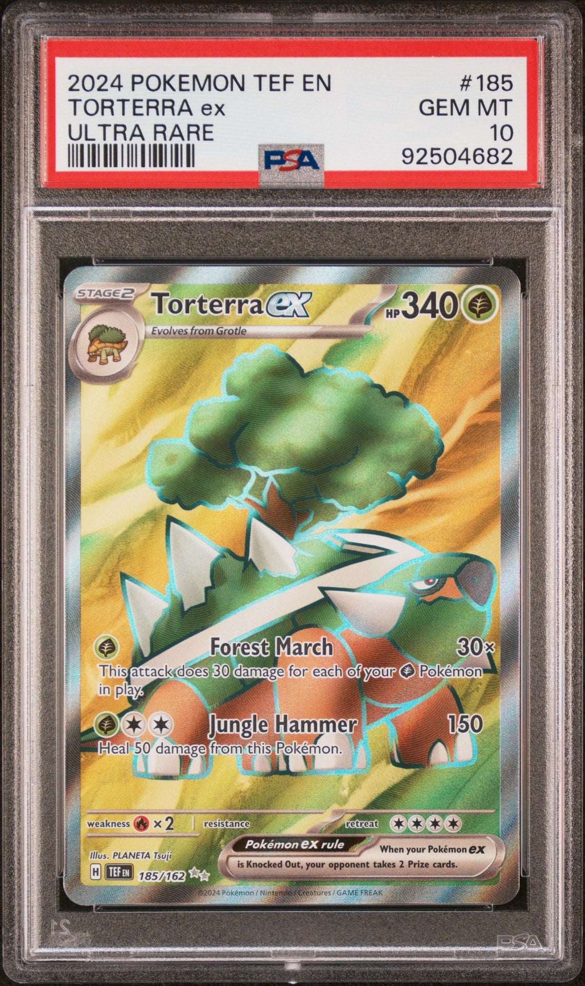 Torterra Ex #185 PSA 10 Temporal Forces